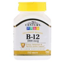 B12-vitamin 1000mcg - 110db tabletta - 21st. Century