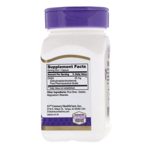 DHEA-25 mg, 90 kapszula - 21st. Century -