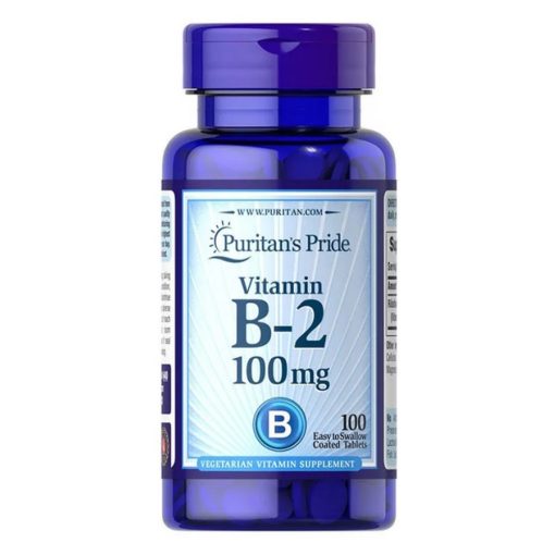 B2 vitamin - Riboflavin, 100 mg, 100 kapszula - Puritans Pride