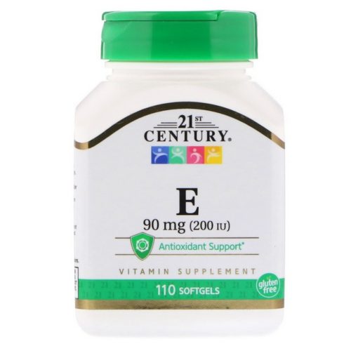 E vitamin 90mg - 110db softgél - 21st. Century