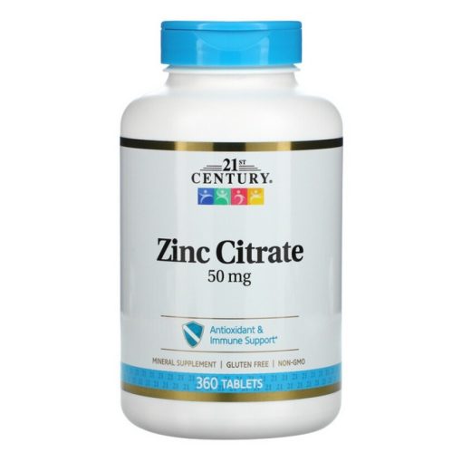 Cink Citrát 50mg 360db tabletta - 21St. Century