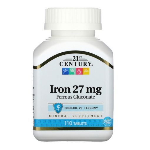 Vas 27mg - Ferrous Gluconate - 110db - 21st. Century