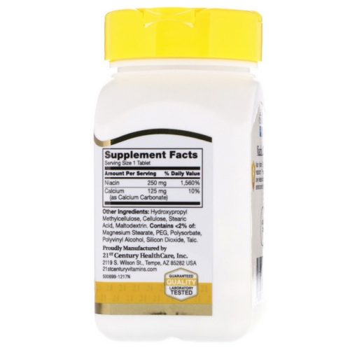 Niacin B3 vitamin 250mg 110db tabletta - 21st. Century
