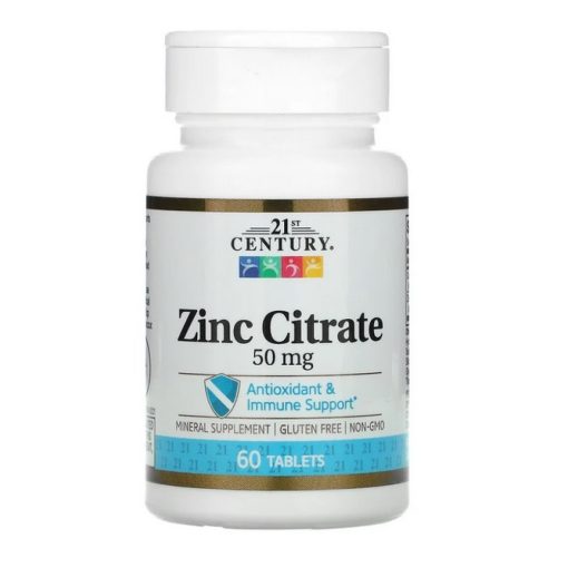 Cink Citrát 50mg 60db tabletta - 21St. Century