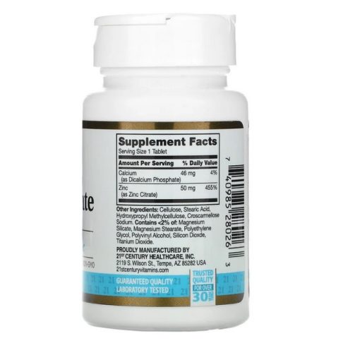 Cink Citrát 50mg 60db tabletta - 21St. Century