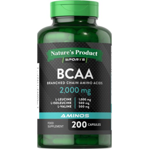 BCAA, 2000 mg 200 Kapszula