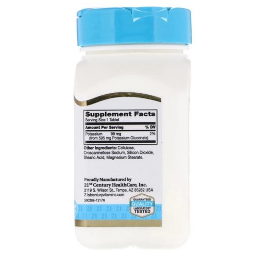 Potassium Gluconate - 595mg - 110 tabletta - 21st. Century