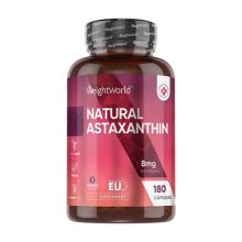 Astaxanthin, 8 mg, 180 Softgél - WeightWorld
