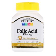 B4 vitamin - Folsav 400mcg 250db tabletta - 21st. Century